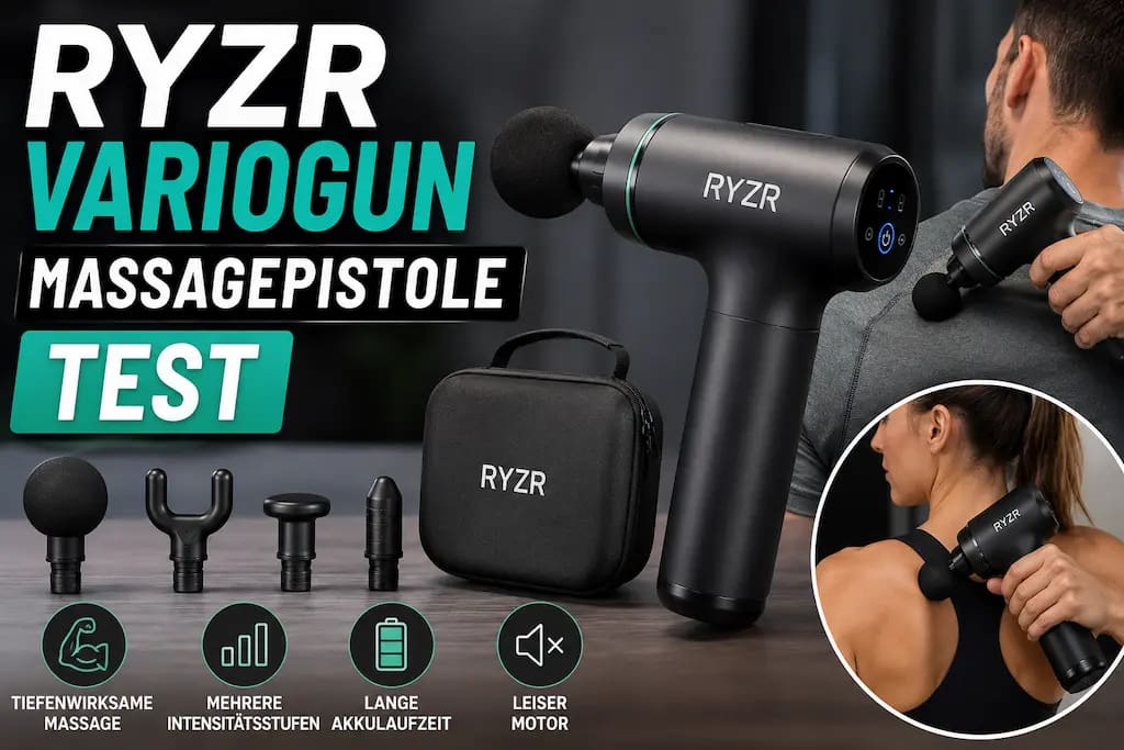 RYZR Variogun Massagepistole Test – Erfahrungen, Vergleich