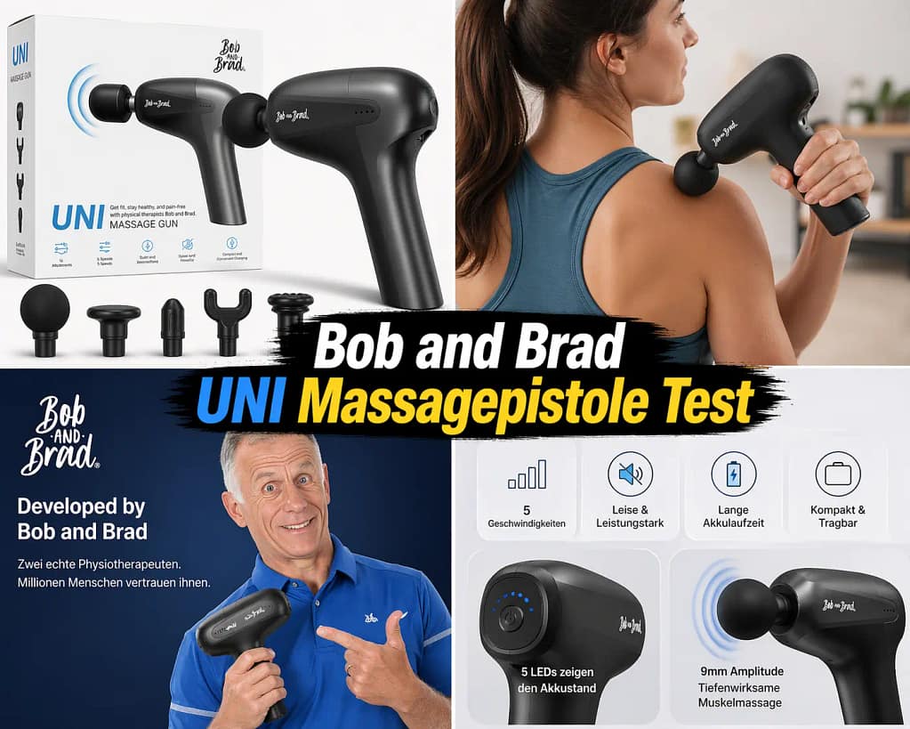 Bob and Brad UNI Massagepistole Test – Die perfekte Lösung für Muskelentspannung und Regeneration