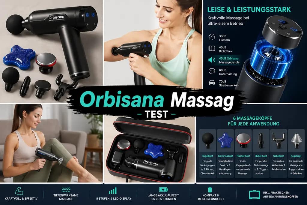 Orbisana Massagepistole Test – Die ideale Lösung für Entspannung und Regeneration