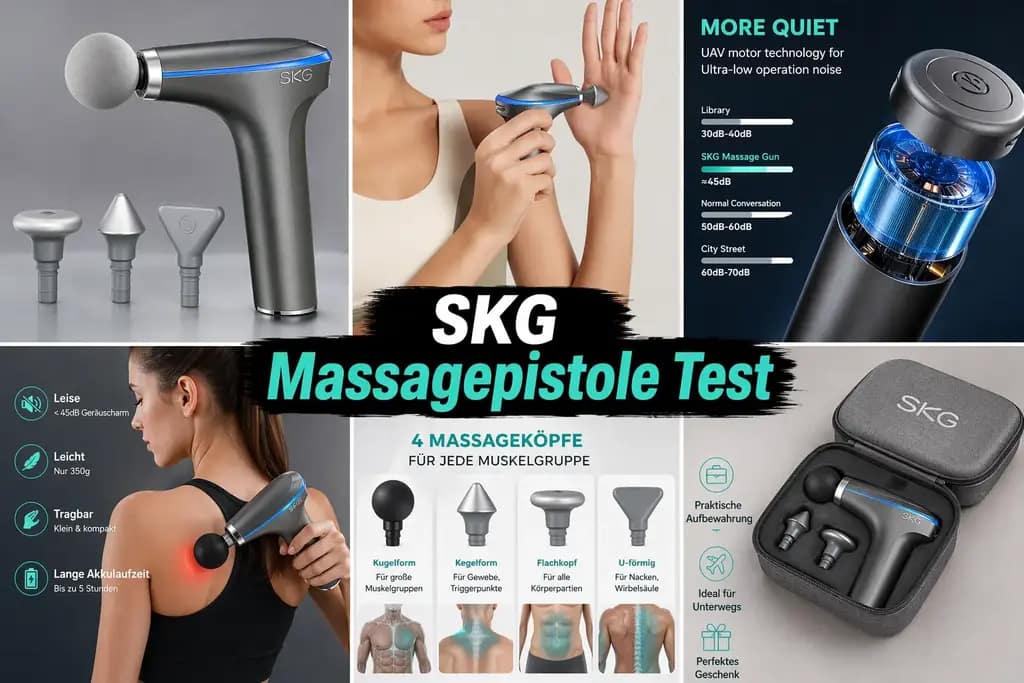 SKG Mini Massagepistole Test – Kompakt, effektiv und vielseitig