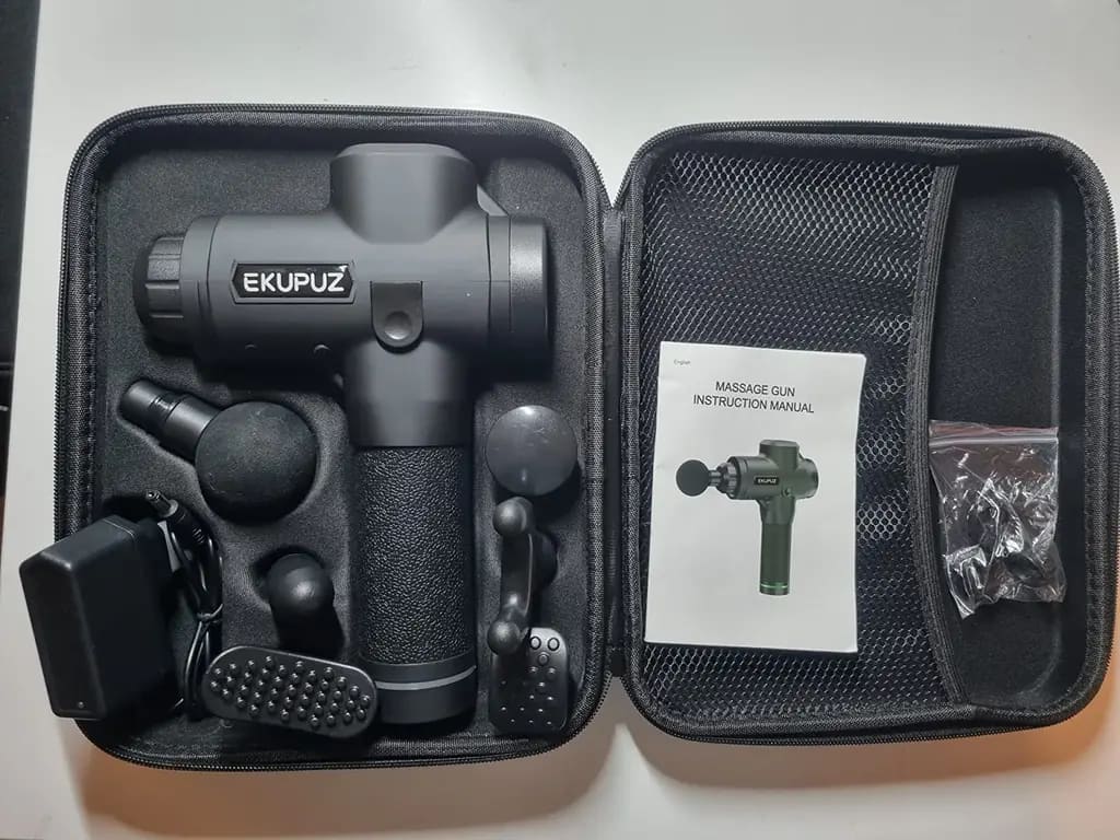 EKUPUZ Massagepistole Test: Leistungsstarkes Gerät zur Muskelentspannung