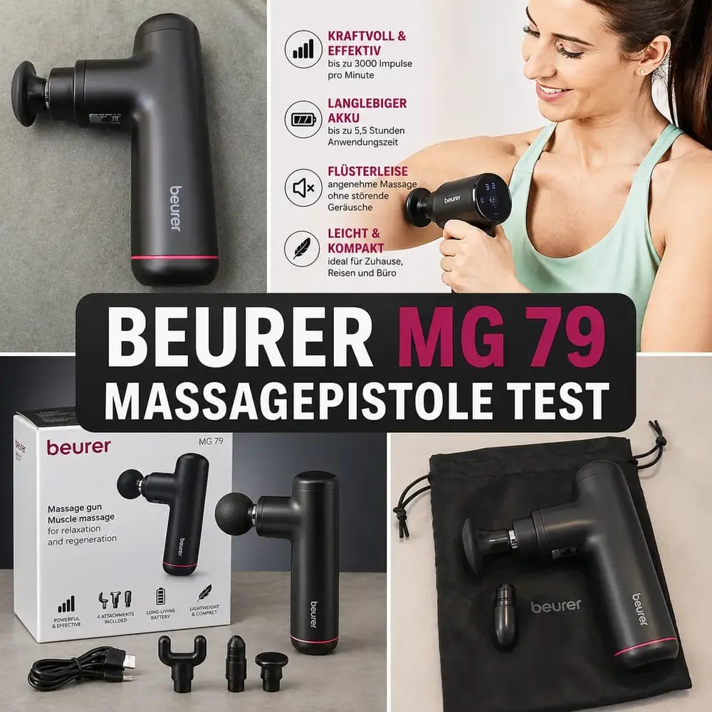 Beurer MG 79 Massagepistole Test – Effektive Muskelentspannung für jeden Tag