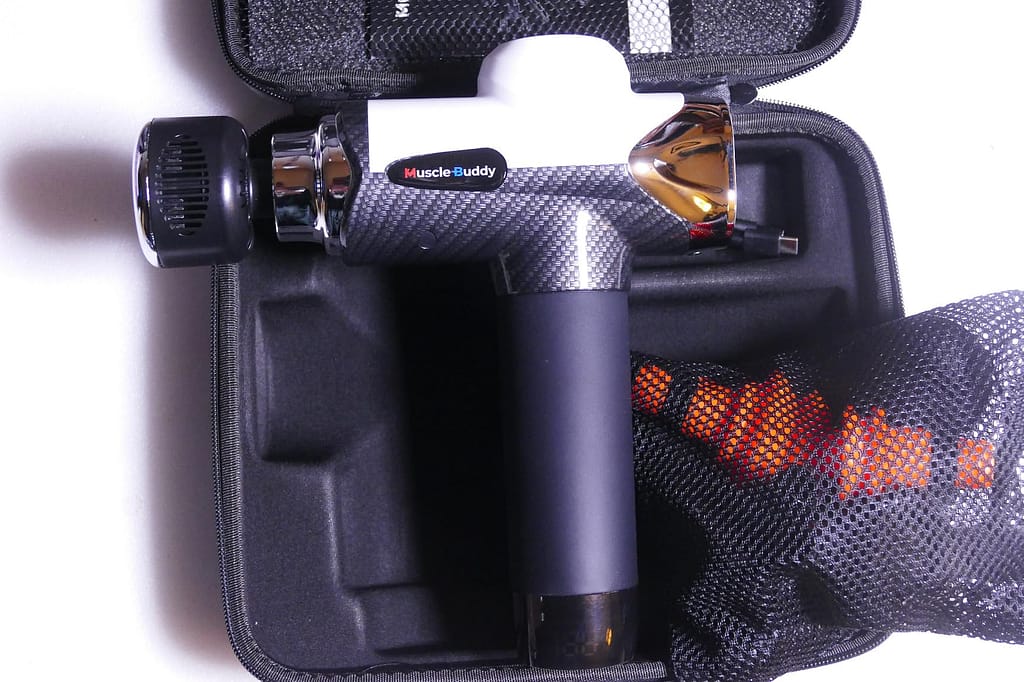 MuscleBuddy Massagepistole Test: Tiefengewebemassage mit Wärme- und Kältetherapie