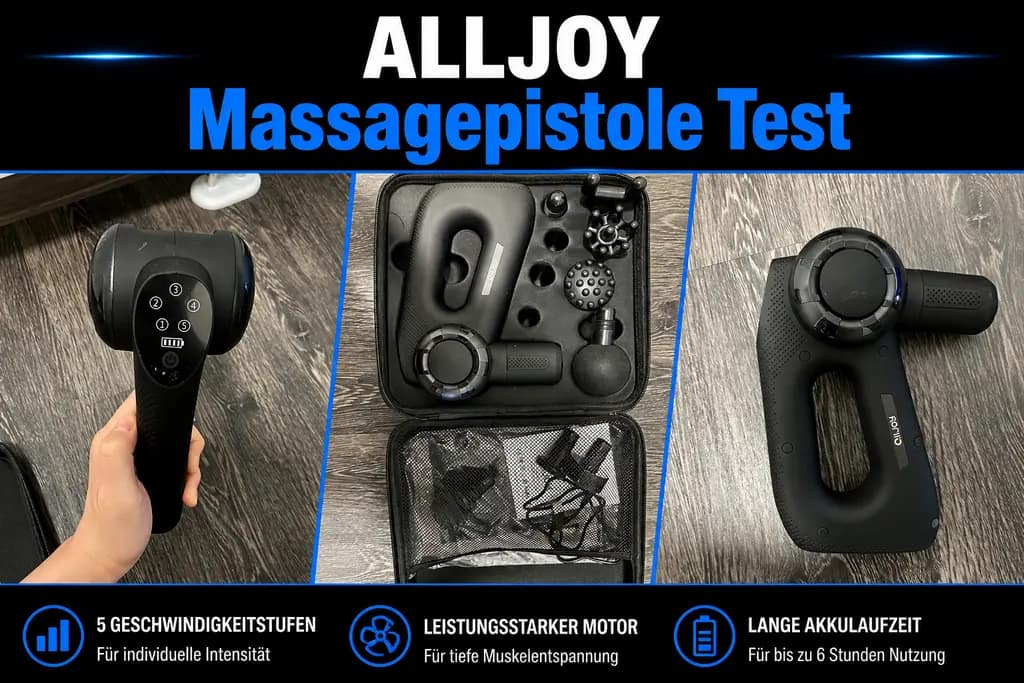 Alljoy Massagepistole Test – Eine erschwingliche Lösung für Entspannung und Muskelregeneration
