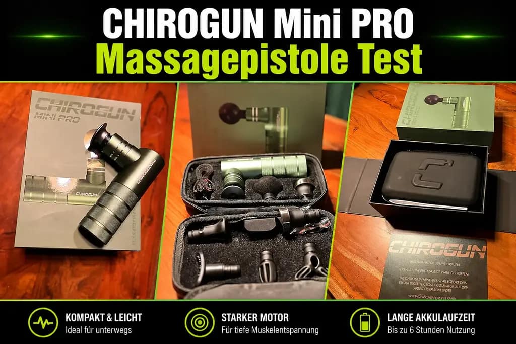 CHIROGUN Mini PRO Massagepistole Test – Der ultimative Leitfaden zur Muskelentspannung