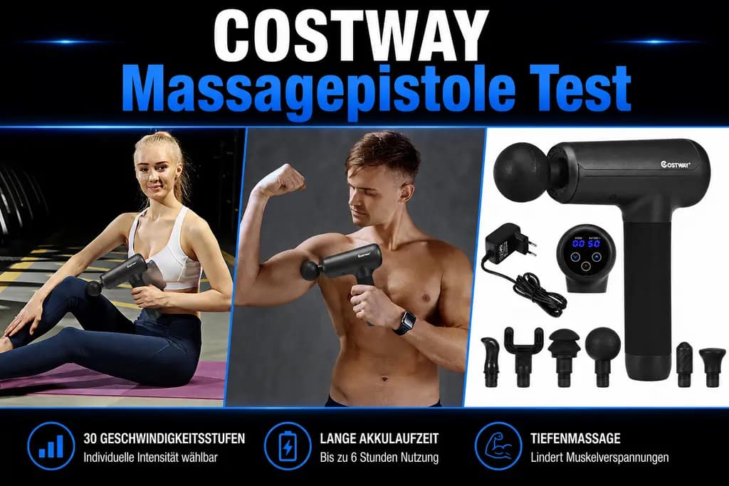 COSTWAY Massagepistole Test – Eine erschwingliche Lösung für Muskelentspannung und Regeneration