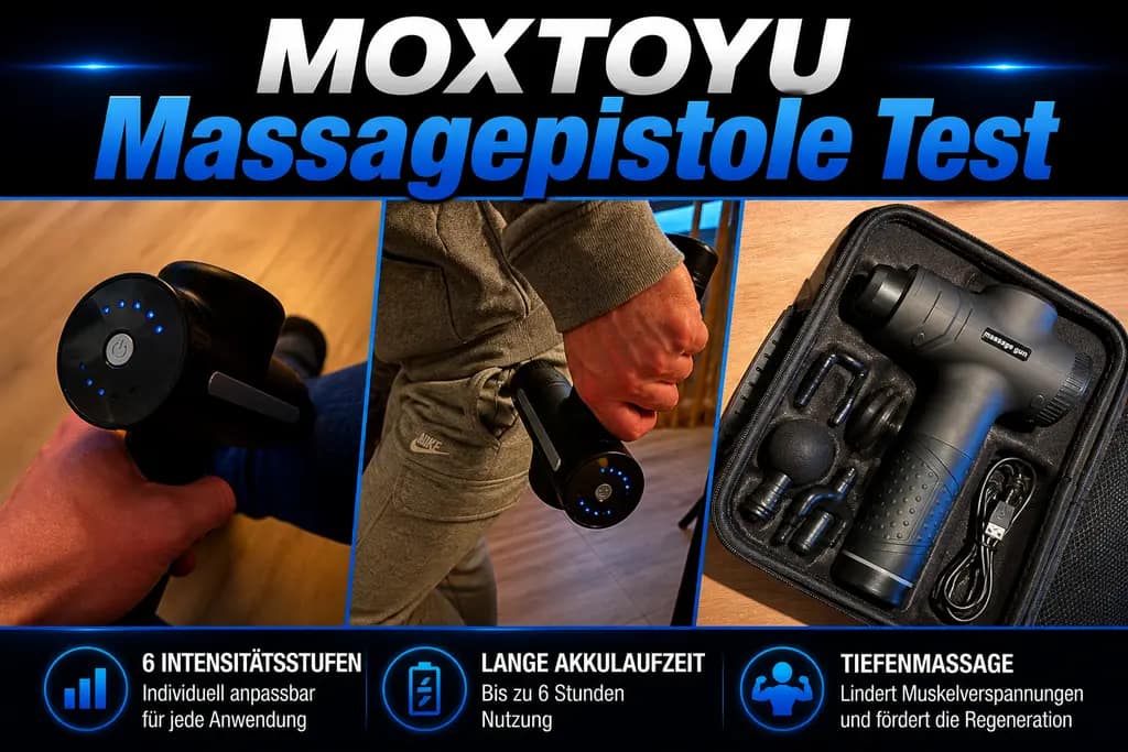 MOXTOYU Massagepistole Test – Ihre Lösung für Muskelentspannung und Erholung