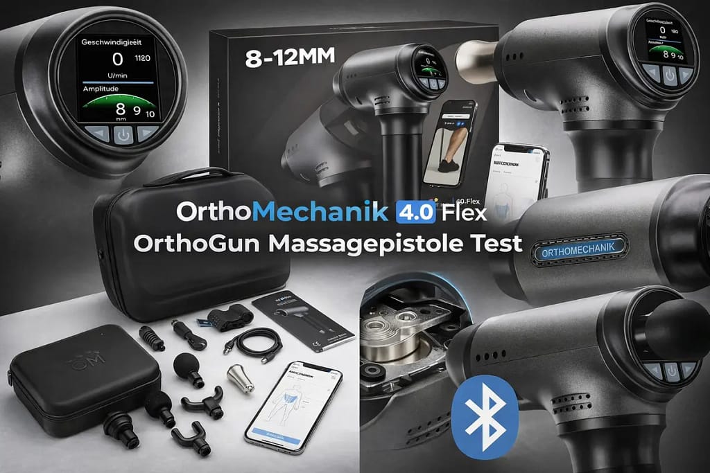 OrthoMechanik 4.0 Flex OrthoGun Massagepistole Test – Einführung & Überblick