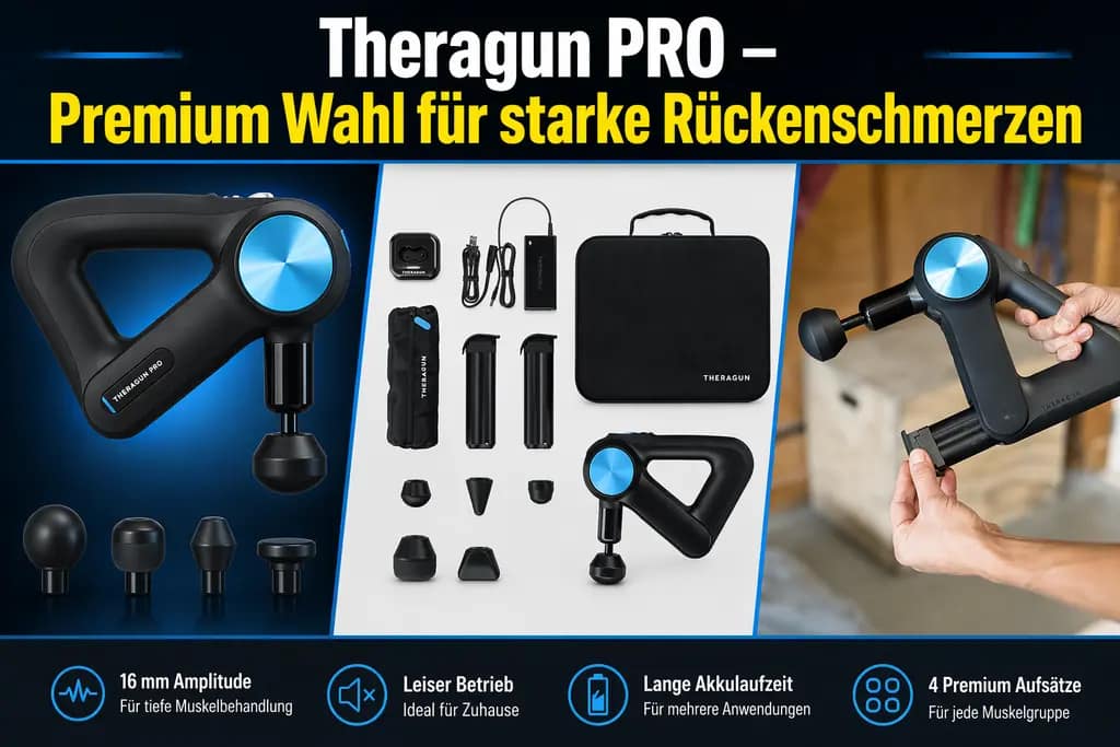 Theragun PRO – Premium Wahl für starke Rückenschmerzen