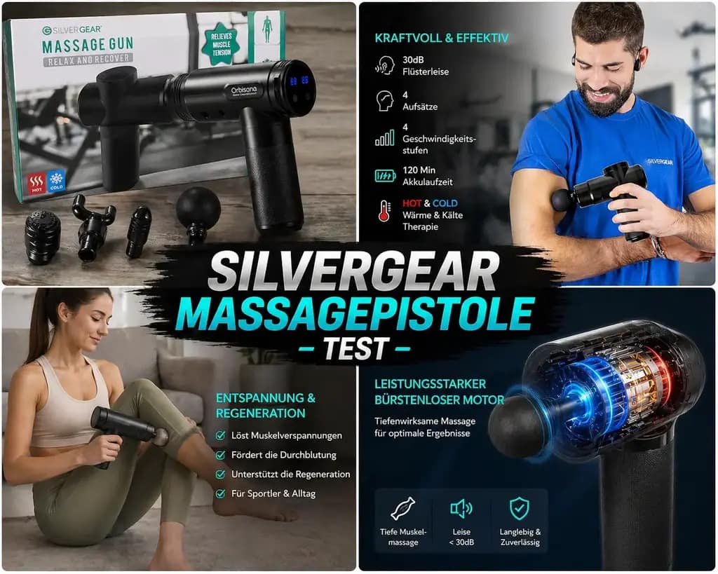 Silvergear Massagepistole Test – Die innovative Lösung für Muskelentspannung und Regeneration
