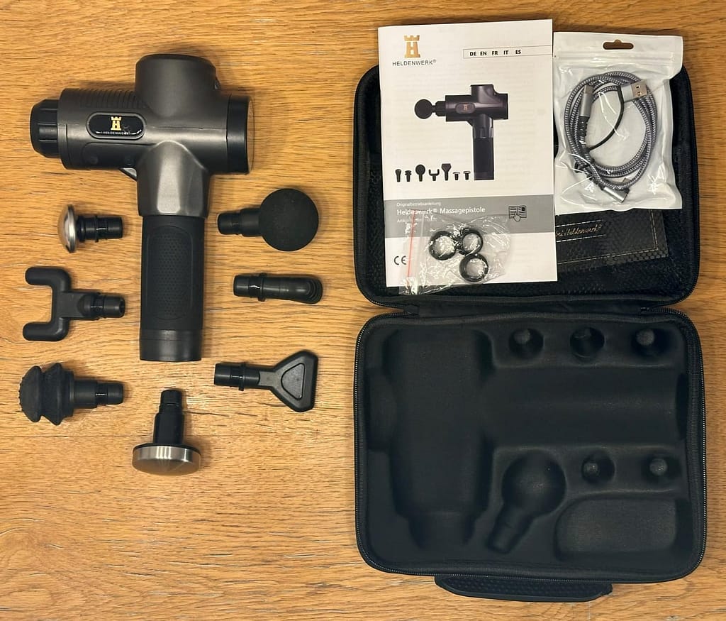 Heldenwerk Massagepistole Test: Erfahrungen, Funktionen und Anwendung