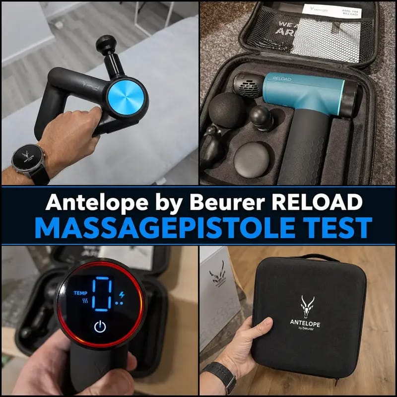 Antelope by Beurer RELOAD Massagepistole Test – Innovation für Muskelregeneration und Entspannung