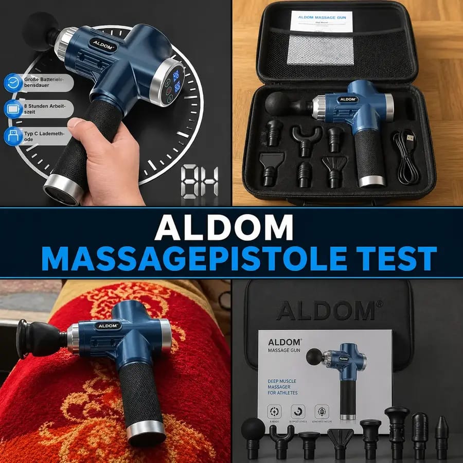 ALDOM Massagepistole Test – Der umfassende Ratgeber für Muskelentspannung und Regeneration